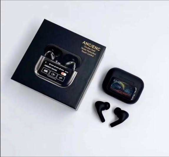 touch screen black earbuds